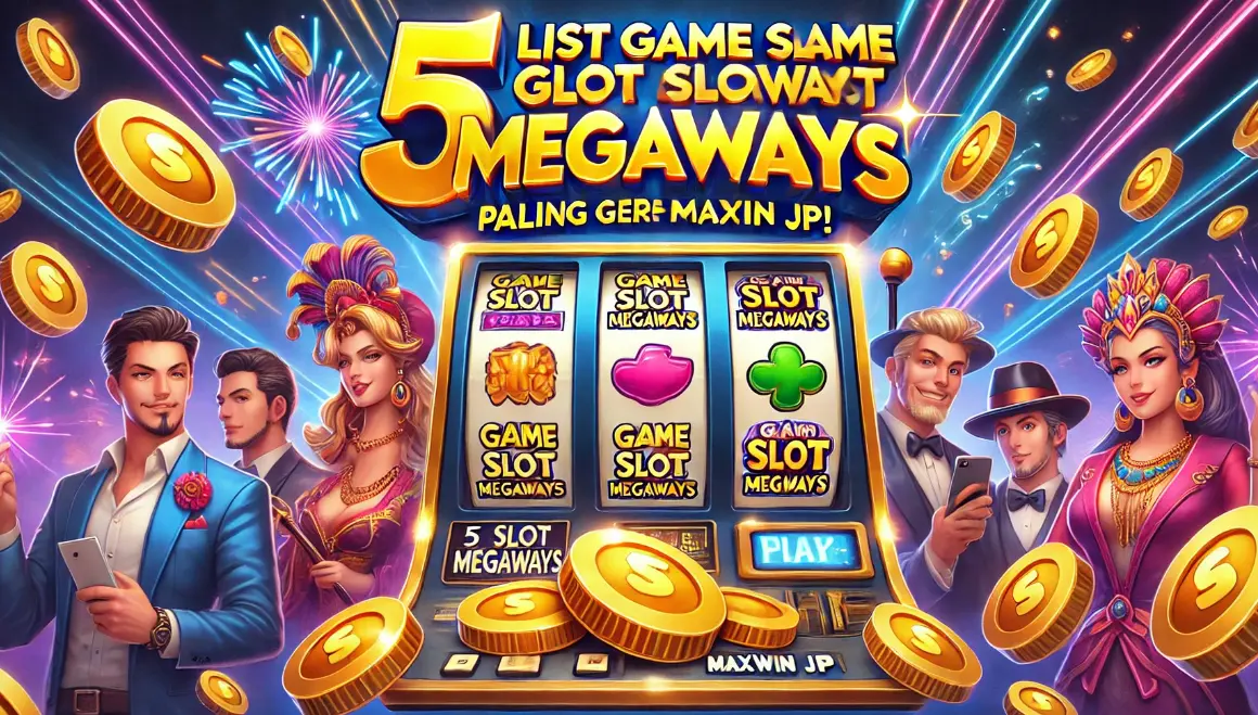 5 List Game Slot Megaways Paling Gercep Kasih Maxwin JP!